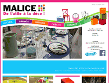 Tablet Screenshot of magasin-malice.fr